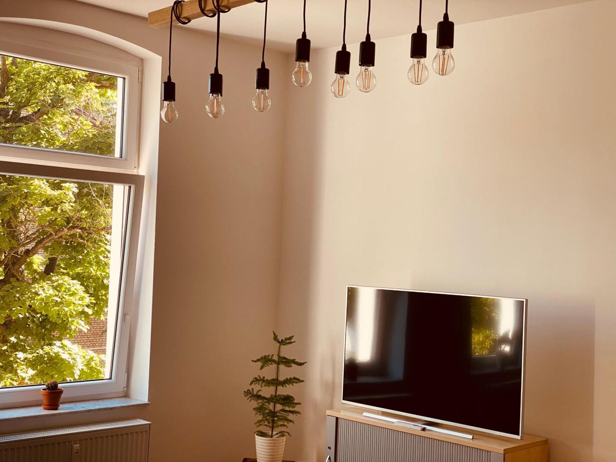 Moderne Wohnung In Eberswalde Habitación foto