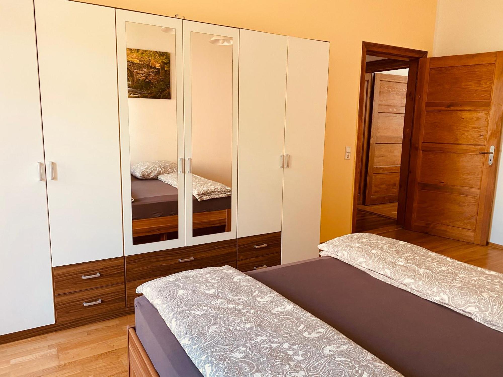 Moderne Wohnung In Eberswalde Habitación foto